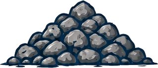 Pile of stone